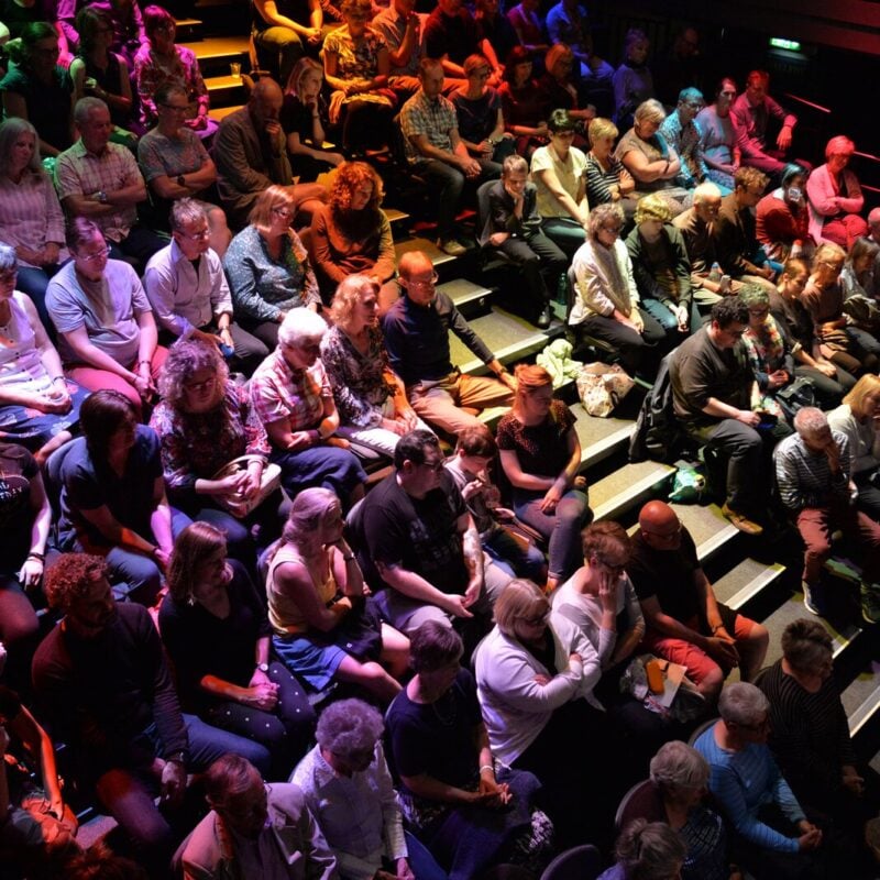 Audience at Bradford Literature Festival event.