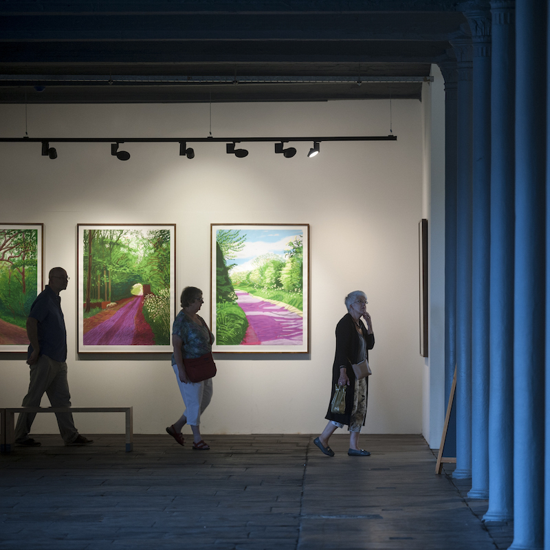 Hockney Gallery Tour Salt's Mill Bradford Literature Festival