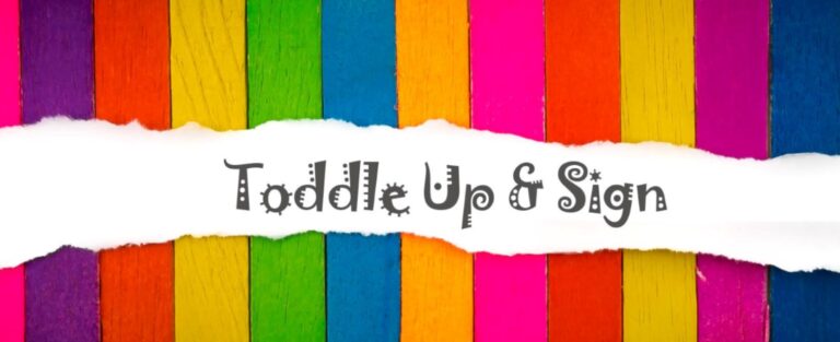 Toddle Up and Sign Logo