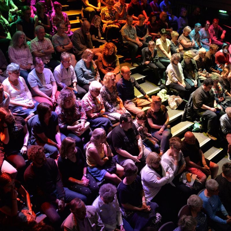 Audience at Bradford Literature Festival